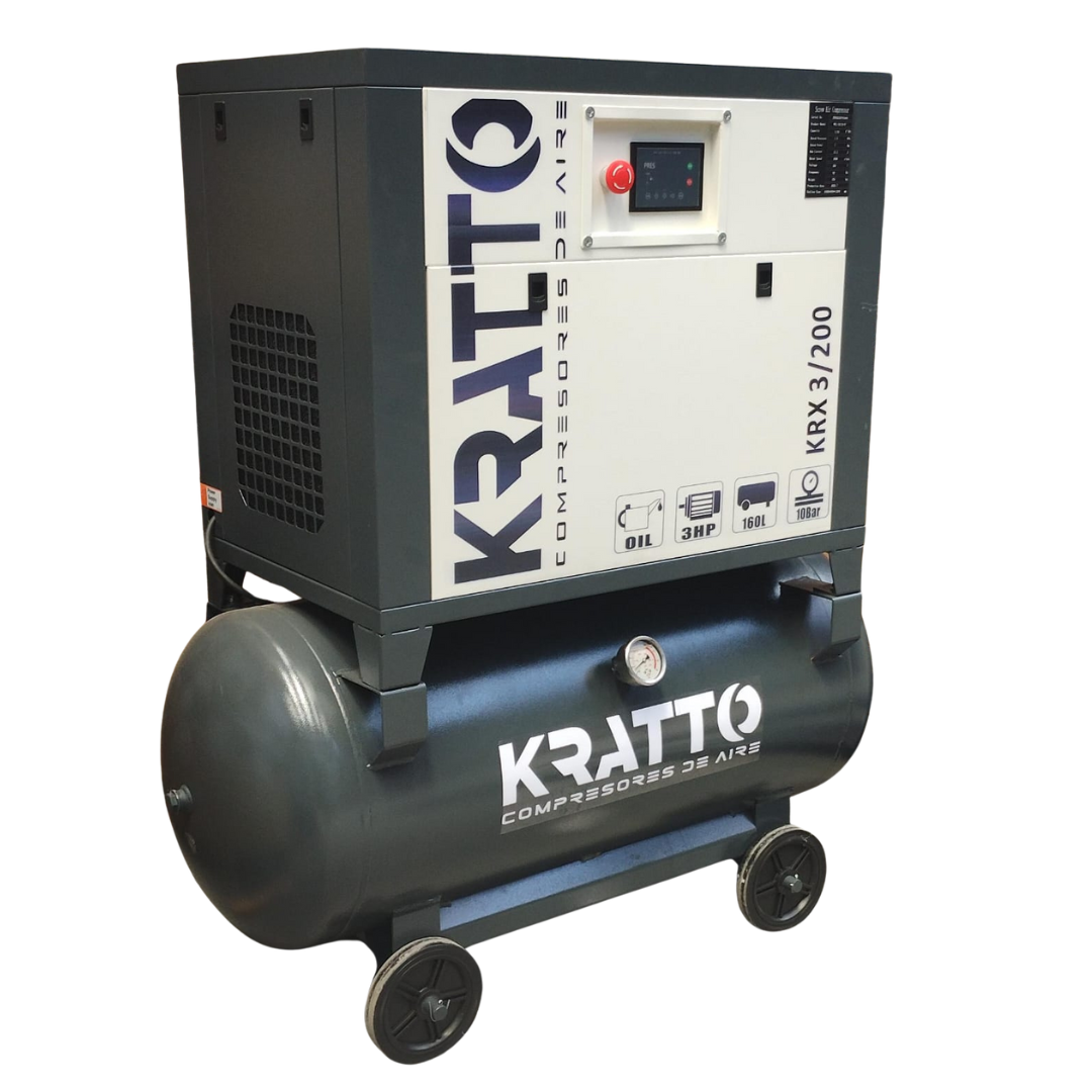 Compresores: Compresor de Aire 3HP 100Litros - KPX 3/100 KRATTO